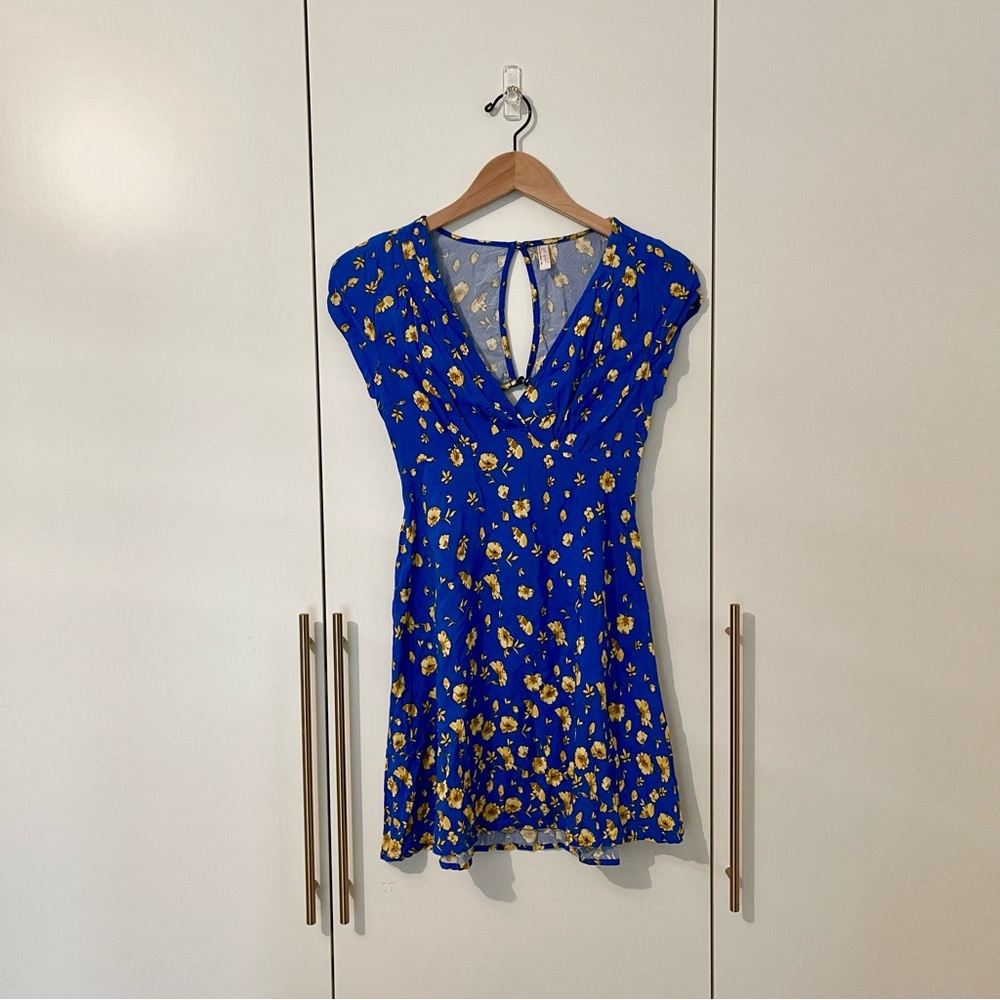 Free People Floral Mini Dress